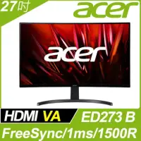 在飛比找蝦皮購物優惠-acer ED273 B 27吋曲面螢幕(27吋/FHD/H