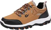 [JiuQing] Men's Hiking Shoes Low Rise Outdoor Travel Shoes Lightweight Casual Camping Walking Sneakers