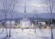 O HOLY NIGHT INSPIRATIONAL BEAUTIFUL CHRISTMAS CARD by PETER PAUPER PRESS (7)