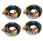 Premium Quality 4x25Ft Video and Power Cable for Swann CCTV Security Cameras
