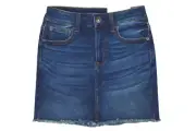 American Eagle Women's Blue Ne(X)t Level High-Waisted Mini Skirt, US 6 , 6093-9