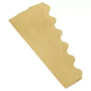 90pcs 3"x13" Bulletin Board Border Scalloped Trim Classroom Wall Decor Gold
