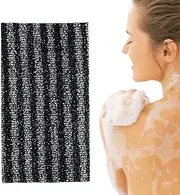 Travel-friendly Body Scrubber, Back Scrubber, Bath Wash Cloth Towel 25x100cm/9.84x39.37 Inches Compact And Travel-Friendly For Home, Dormitory, Travel, Business Trip