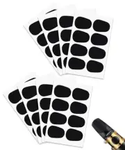 64Pcs 0.8mm Thick Saxophone and Clarinet Mouthpiece Cushion - Alto/Tenor Sax