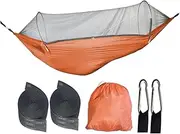 Ungtyb Camping Hammock, Pop Up Net, Outdoor Gear, Bites Protection Tree Straps Included Perfect for Travel and Hiking Setup, 11.81x11.81x2.36 Inches