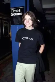 Patrick Fugit during Patrick Fugit catching subway in Time Square - Old Photo