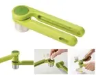 Manual Garlic Press Crusher Squeezer Tool Stainless Steel Masher Kitchen Tool