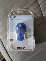 Logitech M187 Wireless Optical Mouse Blue