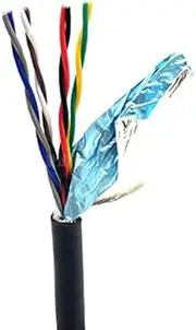 5 Meters RVSP Shielded Braided Cable 20/18AWG 2/4/6/8 Core RS485 Signal Control Cable PVC Insulation Copper Wire DIY Audio Cable (Color : 4 Cores, Size : 20 AWG 5Meters)