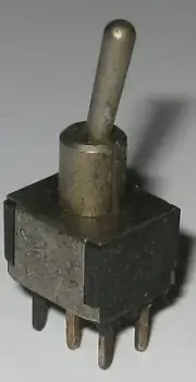 Three Position Mini Toggle Switch w/ Small Handle - DPDT 5A 120V - On - Off - On