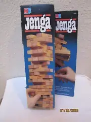Vintage Original JENGA Classic Game 1986 Complete in Box 4793 Milton Bradley NEW