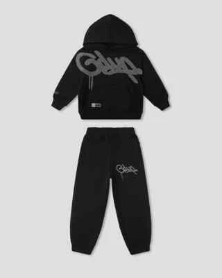 6Y | Geedup Handstyle Kids Tracksuit 'Black/Grey' Brand New | Free Shipping✅