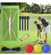 Golf Training Mat for Swing Detection Batting Divot Golf Hitting Practice Mat Ai