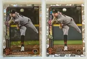 2025 Topps Series 1 Kyle Harrison Future Stars Lot x1 Diamante x1 Spring Trainin