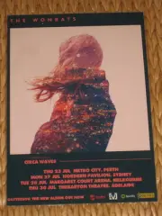 THE WOMBATS - 2015 AUSTRALIAN TOUR - LAMINATED TOUR POSTER