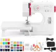 Sewing Machine, Mini Sewing Machine with Extension Table, 14 Stitch Dual Speed P