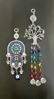 EVIL EYE Home Decor Wall Hanger/Nazar Hangers/Hamsa Hangers/Hand of Fatima Decor