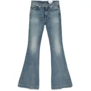 [Alexander Mcqueen] Alexander Mcqueen Mid-rise Flared Jeans 28 US BLUE