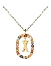 [PDPAOLA] Letter X Multi Necklace