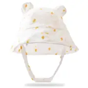 Bear Ears Floral Printed Children'S Fisherman Hat & Baby Sunshade Cap|Baby Sunha