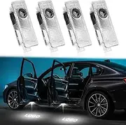 Kairiyard Pack of 4 Door Lighting Logo Projector, Logo Entry Lighting, Car Door Projector Light Accessories for 1 2 3 4 5 6 7 X1 X3 X4 X5 X6 M GT Series