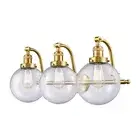 Innovations 3W 204-8-LED LG Beacon 3-Lt Bath, GD/Seed - 515-3W-SG-G204-8-LED