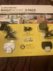 Scosche Magic Mount 2-Pack Magnetic Mounting System For Smartphones & Tablets