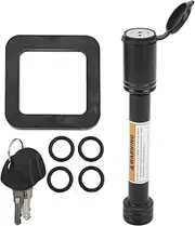Trailer Hitch Lock Pin Set Durable Steel Design for Car Truck Boat 2In Silencer Pad