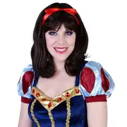 Snow White Wig (Dark Brown) - Adult
