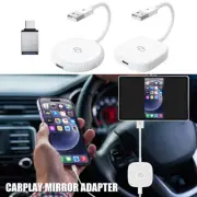 Car Screen Mirroring CarPlay Adapter for iPhone Plug & Play Wireless Dongle Box