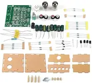 Tube Amplifier Kit, 6j1 Electron Valve Pre-Amp Diy Preamplifier, Enclosure Protection Parts Kit With Case Shell Kit, 6j1 Valve Tube Preamplifier Board Kit (Parts)
