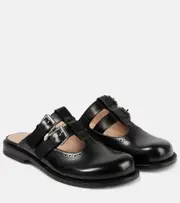 [Loewe] Loewe Campo leather mules AU 6 black