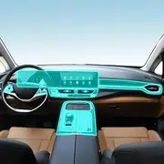 Car Interior Film Dashboard Piano Board Shift Center Console Anti-Scratch Transparent TPU Protection Film Accessories，for GAC Aion V 2020-2023 (Style A for LHD)