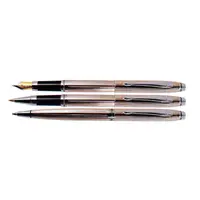 在飛比找樂天市場購物網優惠-PLATINUM 白金牌 鋼筆+鋼珠筆+原子筆-3支入對筆 