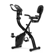 iFitness 3 In 1 Folding Exercise Slim Bike Magnetic Cycle Arm Resistance Bands Home Gym Flywheel Bicycle