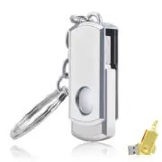 64GB 128GB USB Flash Drive Memory Stick Pen Disk Metal Key Chain Pendrive