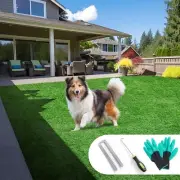 LOOBANI Synthetic Artificial Turf Roll 6.5 Feet x 6.5 Feet, Dog Potty Drainage