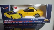 NKOK RC 2001 CORVETTE Z06 1:16 Scale - Yellow - RADIO CONTROL 27MHz - New In Box