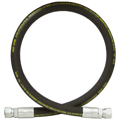 1/2" x 36" JIC 10F Swivel SAE 100R16 Hydraulic Hose 4000 PSI 941-2236