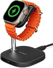 SwanScout 505A Fast Charger Stand for Apple Watch 10, 5W Magnetic Wireless Charger for Apple Watch Ultra 2/9/8/7/6/5/4/3/2/SE 2, Adjustable Angle Charger