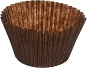 Brown Paper Cupcake Liners Standard Size Cupcake Paper Fluted Baking Cup Liners - 2'' x 1-1/4=4.5 - appx.500/ pack