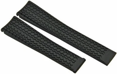 TAG Heuer rubber watch band for Carrera Cal. 1887 CAR201x, CAR2A1x, CAR2A8x