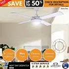 Ceiling Fan Wall Remote Fan Kit Light Remote Control Fans 4 Blades White 52 Inch