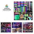 282 PCS Glow Party Supplies, 18PCS Foam Glow Sticks, 18PCS LED Glasses, 200PC...
