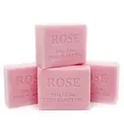 4x 100g Plant Oil Soap Rose Scent Pure Natural Vegetable Base Bar Australian Ork