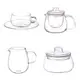 [5月下殺]【日本KINTO】UNITEA系列-共9款《拾光玻璃》 奶罐 杯盤組 糖罐 濾杯座 茶壺 玻璃罐 茶具