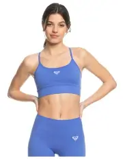 [Roxy] Chill Out Seamless Low Support Sports Bra Ultra in Marine