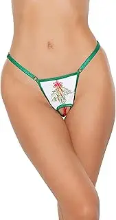 [Coquette] Crotchless G-string Green, Green, One Size