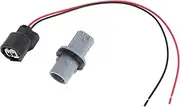 X AUTOHAUX 1 Set Car Marker Lamp Bulb Socket Wiring for Honda Accord Civic CR-V Fit Fender Turn Signal Light Connector Harness No.33304S5A003
