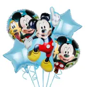5PC Mickey Mouse Foil Balloon Set Birthday Party Supplies Decoration